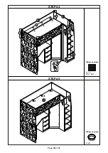 Preview for 30 page of XROCKER HIDEOUT CAMO GAMING BUNK BED WITH DESK 2021058 Assembly Instructions Manual