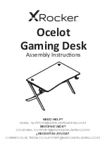 Preview for 1 page of XROCKER Ocelot Gaming Desk Assembly Instructions Manual