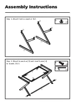 Preview for 6 page of XROCKER Ocelot Gaming Desk Assembly Instructions Manual