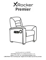 Preview for 1 page of XROCKER PREMIER 0602001 User Manual