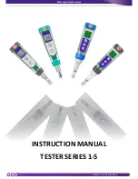 Предварительный просмотр 1 страницы XS Instruments 1-5 Series Instruction Manual