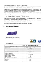 Preview for 8 page of XS Instruments OXY 7 Vio Instruction Manual