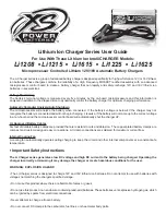 XS Power Batteries Li Charger Series User Manual preview