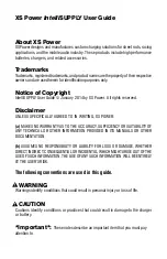 Preview for 2 page of XS Power IntelliSUPPLY PSC30 User Manual