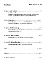 Preview for 3 page of XS Power IntelliSUPPLY PSC30 User Manual