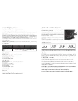 Preview for 2 page of XS Power Li1215 User Manual