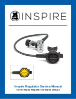 XS Scuba Inspire Regulator Service Manual предпросмотр