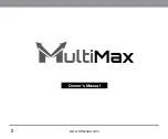 Preview for 2 page of XS Scuba MultiMax Owner'S Manual