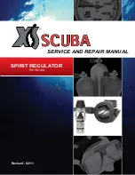 Предварительный просмотр 1 страницы XS Scuba PN RG100 Service And Repair Manual