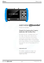 Предварительный просмотр 24 страницы Xsarius Satmeter HD Combo Plus Manual