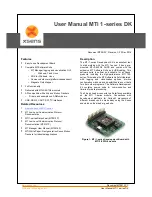 Preview for 1 page of Xsens MTi 1-series User Manual