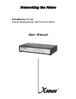 Preview for 1 page of Xsense Connectivity PalmRouter PR-100 User Manual