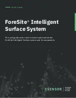 Xsensor ForeSite Intelligent Surface System User Manual preview