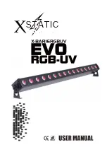 Xstatic Pro Lighting X-BARI6RGBUV User Manual preview