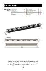 Preview for 4 page of Xstatic Pro Lighting X-BTRI3W24 IRC User Manual