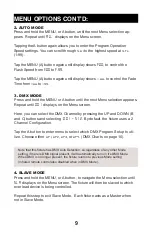 Preview for 9 page of Xstatic Pro Lighting X-BTRI3W24 IRC User Manual