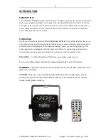 Preview for 3 page of Xstatic Alcon X-PARQUAD User Manual