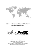 Preview for 12 page of Xstatic TORNADO LED User Manual