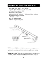 Preview for 5 page of Xstatic X-240BAR RGB User Manual