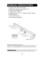 Предварительный просмотр 5 страницы Xstatic X-240BAR RGBA User Manual