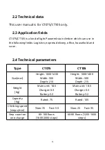 Предварительный просмотр 8 страницы xsto CT075 Operation Manual