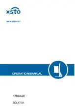 xsto SCL170A Operation Manual предпросмотр