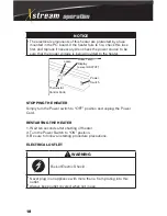 Preview for 18 page of Xstream HK070F Operation Manual