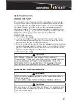 Preview for 21 page of Xstream X-HW2565AR Operation Manual