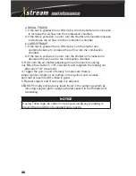 Preview for 26 page of Xstream X-HW2565AR Operation Manual