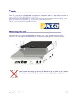 Preview for 9 page of XTA 5 series Operator'S Manual