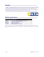 Preview for 64 page of XTA 5 series Operator'S Manual