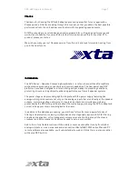 Предварительный просмотр 7 страницы XTA apa-4e8 Operator'S Manual