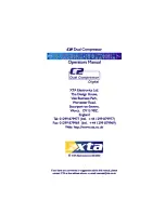 XTA C2 Operator'S Manual preview