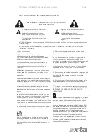 Предварительный просмотр 9 страницы XTA DPA SERIES Operator'S Manual