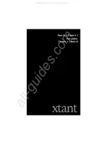 Предварительный просмотр 1 страницы Xtant 3.1 Owner'S Manual