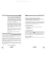 Предварительный просмотр 3 страницы Xtant A3001 Owner'S Manual