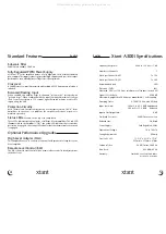 Preview for 4 page of Xtant A3001 Owner'S Manual