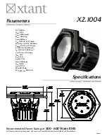 Xtant X2.1004 Specifications preview