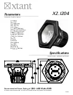 Xtant X2.1204 Specifications preview