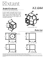 Preview for 2 page of Xtant X2.1244 Specifications