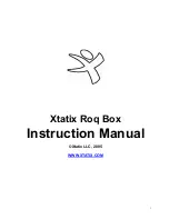 Xtatix Roq Box Instruction Manual предпросмотр