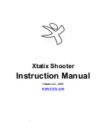 Xtatix Shooter Instruction Manual preview