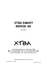 Preview for 1 page of XTBA SMART MERGE AD Manual