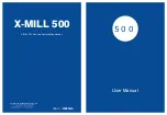 XTCERA X-MILL 500 User Manual preview