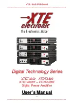 XTE Electronic Digital Technology XTDT3200 User Manual preview