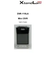 Предварительный просмотр 1 страницы XtendLan DVR-110LA User Manual