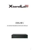 Preview for 1 page of XtendLan DVR-1670PJ User Manual