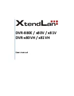 XtendLan DVR-880E User Manual preview