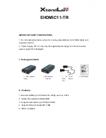 XtendLan EHDMIC11-TR Instruction Manual preview