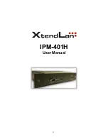 XtendLan IPM-401H User Manual preview